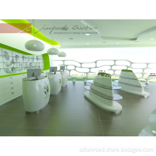 Lovely medicine retail store interior design with kids toys